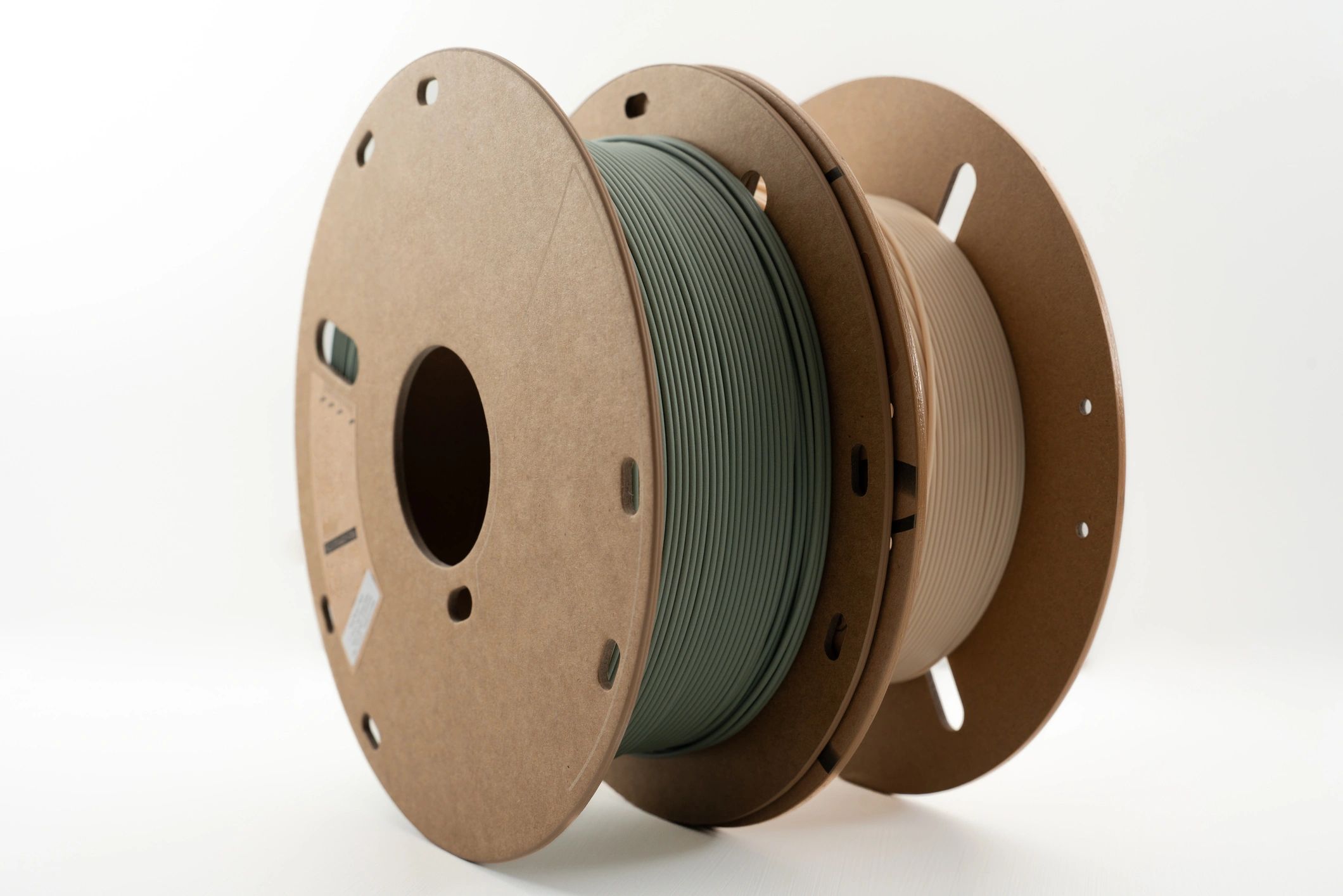 Filament spools used as a neutral testimonial avatar image